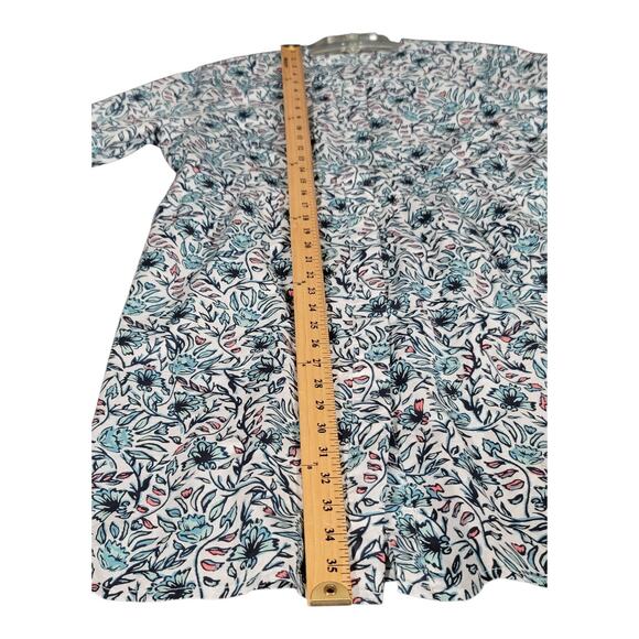 Southern Tide Women's Kambry Fluer Floral Printed Short Dress 3/4 Sleeve Sz‎ L - Picture 3 of 10